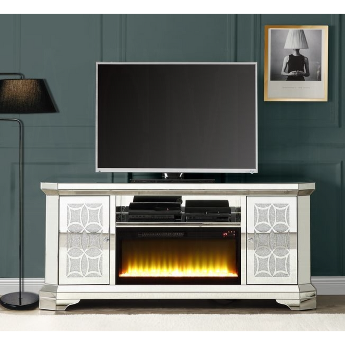 ACME Noralie Tv Stand W/Fireplace