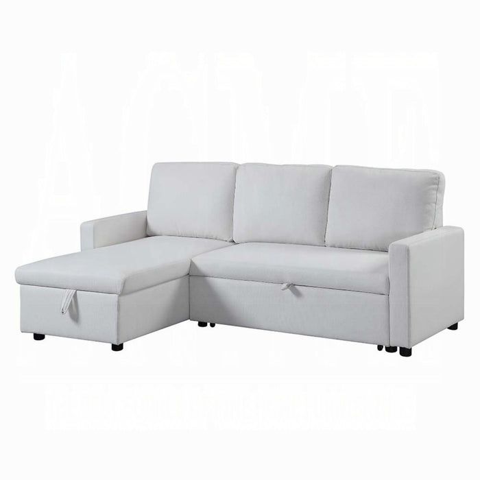 ACME Hiltons Sectional Sofa W/Sleeper & Storage