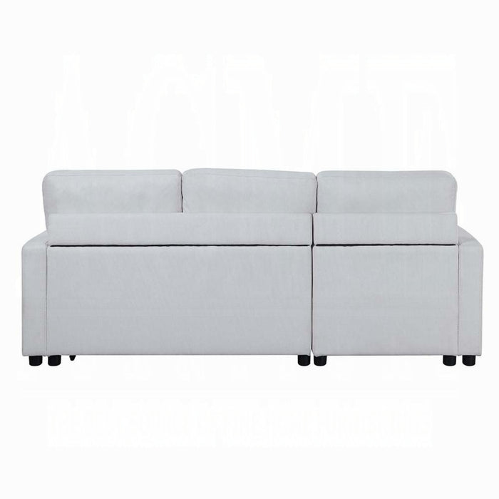 ACME Hiltons Sectional Sofa W/Sleeper & Storage