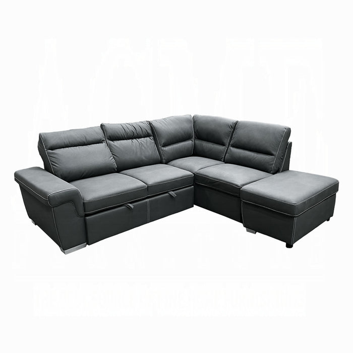 ACME Sagira Sectional Sofa W/Sleeper