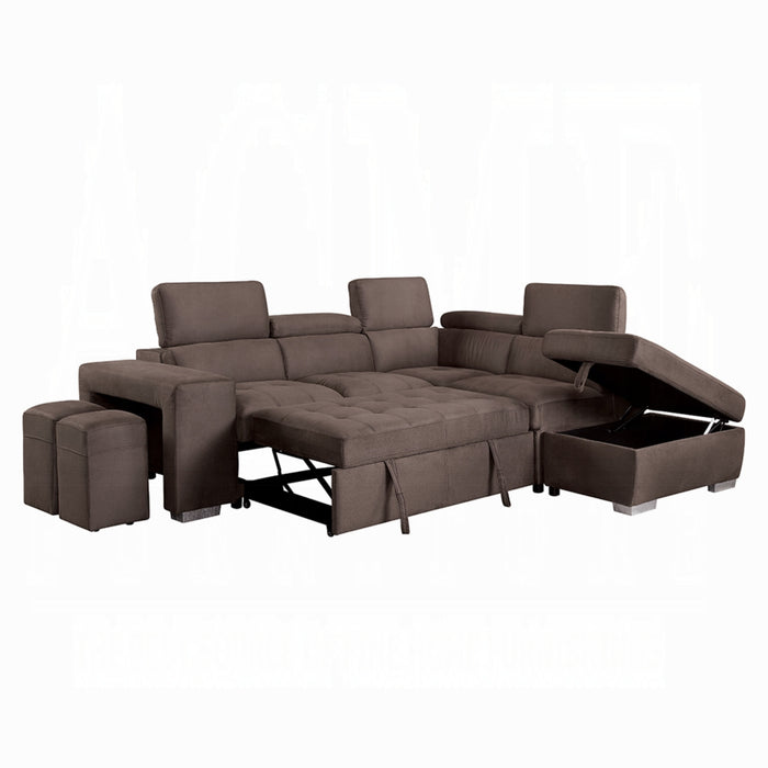 ACME Acoose Sectional Sofa W/Sleeper