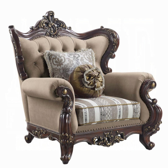 ACME Ragnar Chair W/2 Pillows