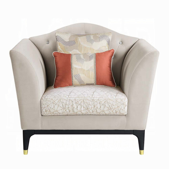 ACME Tayden Chair W/2 Pillows