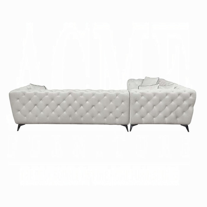 ACME Atronia Sectional Sofa W/4 Pillows