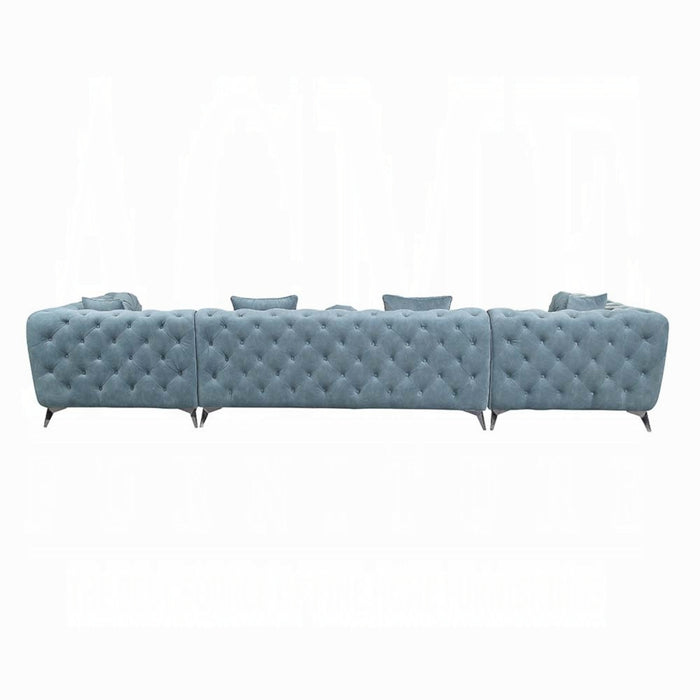 ACME Zerah Sectional Sofa W/7 Pillows