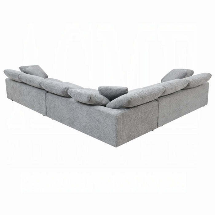 ACME Naveen Sectional Sofa W/6 Pillows