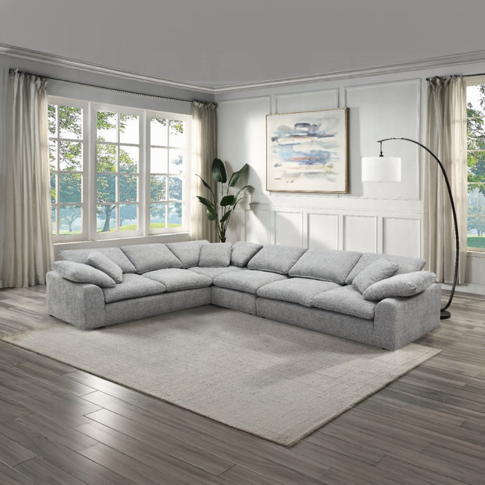 ACME Naveen Sectional Sofa W/6 Pillows