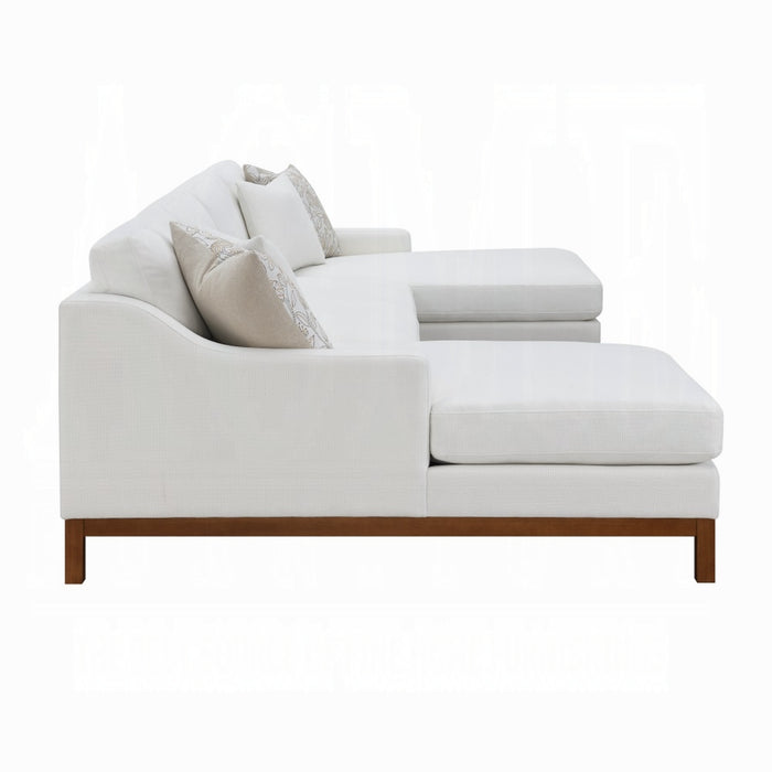 ACME Valiant Sectional Sofa W/4 Pillows