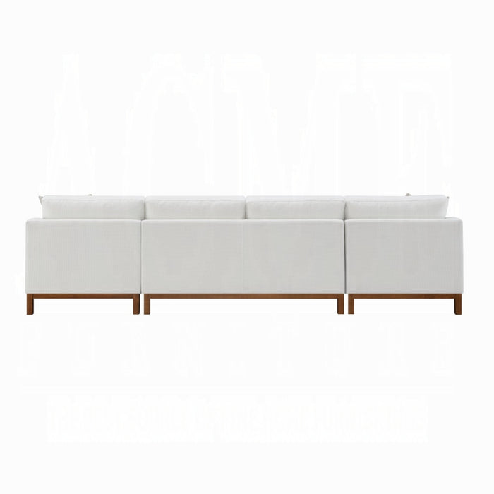 ACME Valiant Sectional Sofa W/4 Pillows