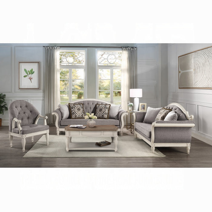 ACME Florian Loveseat W/3 Pillows