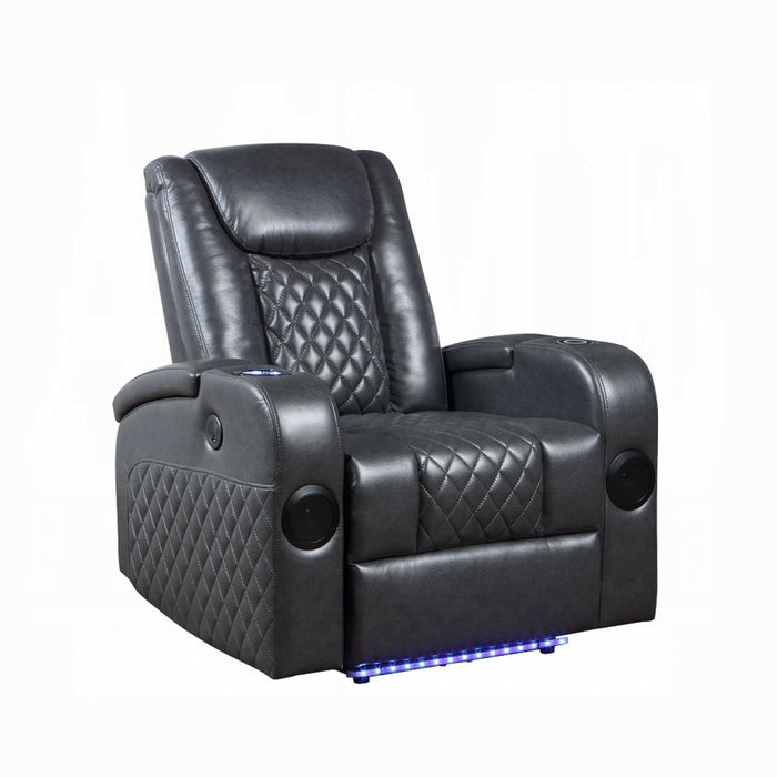 ACME Alair Power Motion Recliner W/Bluetooth, Wireless Charger & Cupholder