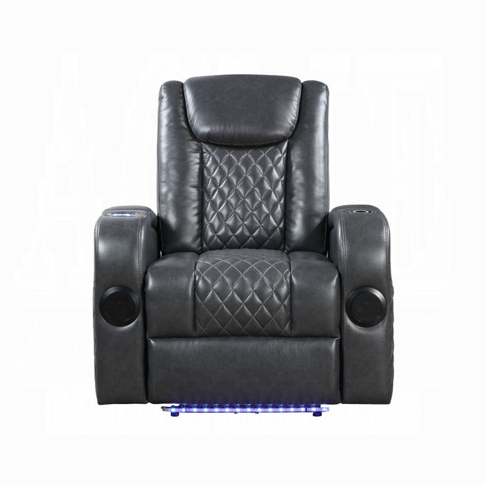 ACME Alair Power Motion Recliner W/Bluetooth, Wireless Charger & Cupholder