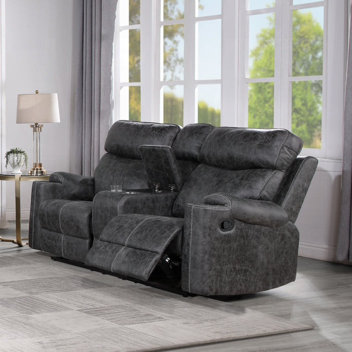 ACME Hirah Motion Loveseat w/Console & USB Port