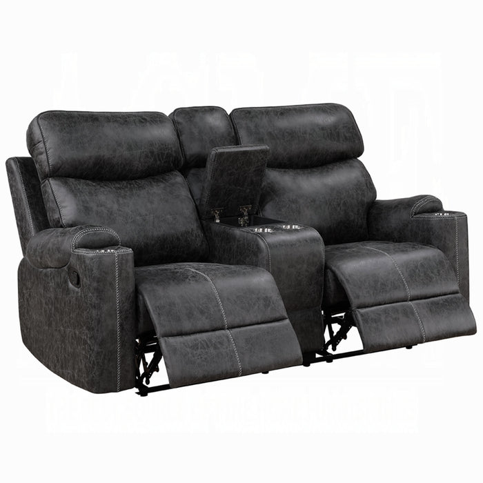 ACME Hirah Motion Loveseat w/Console & USB Port