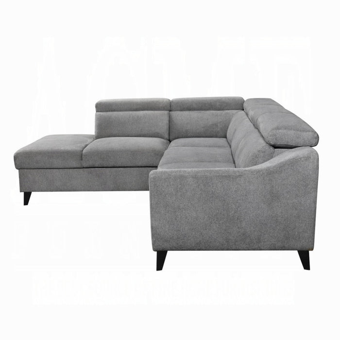 ACME Wrenley Sectional Sofa W/Sleeper & Storage