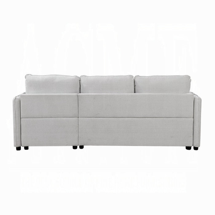 ACME Yaroslav Reversible Sectional Sofa W/Sleeper & Storage