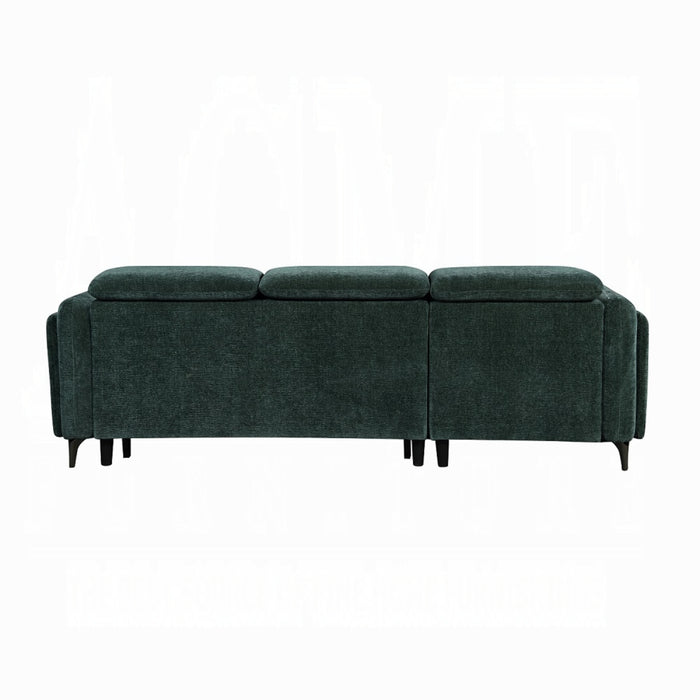 ACME Zadok Sectional Sofa W/Sleeper & Storage