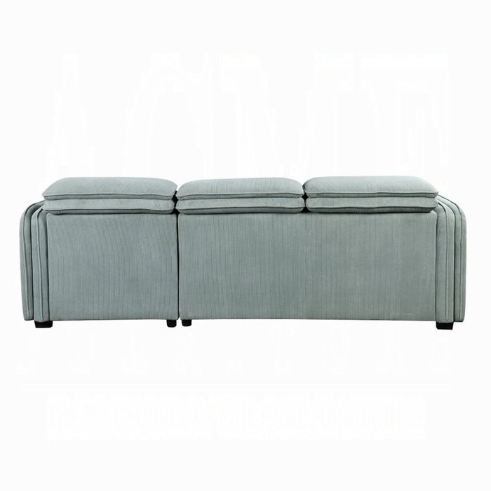 ACME Zavala Sectional Sofa W/Sleeper & Storage