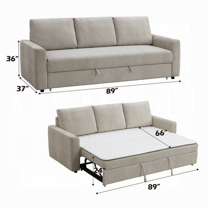 ACME Leira Sofa W/Sleeper