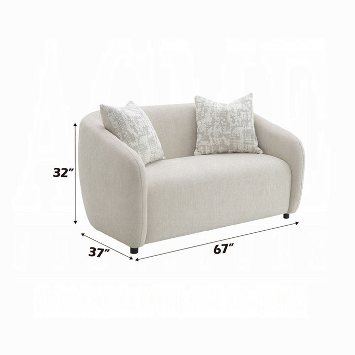 ACME Etienne Loveseat w/3 Pillows