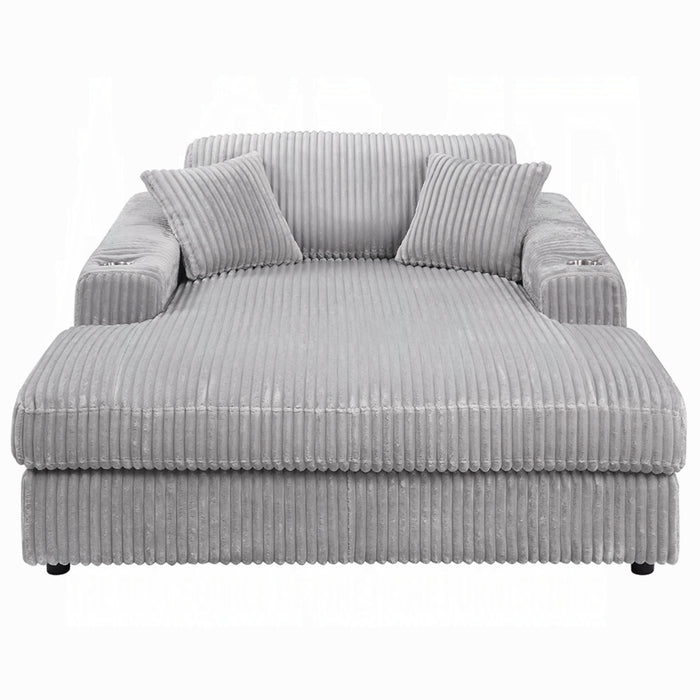 ACME Hilde Chaise w/2 Pillows