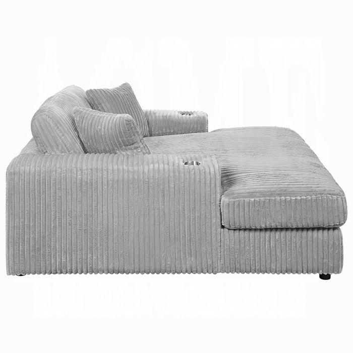 ACME Hilde Chaise w/2 Pillows