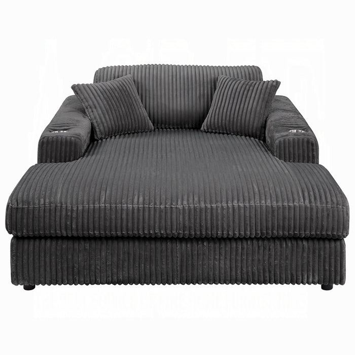 ACME Hilde Chaise w/2 Pillows