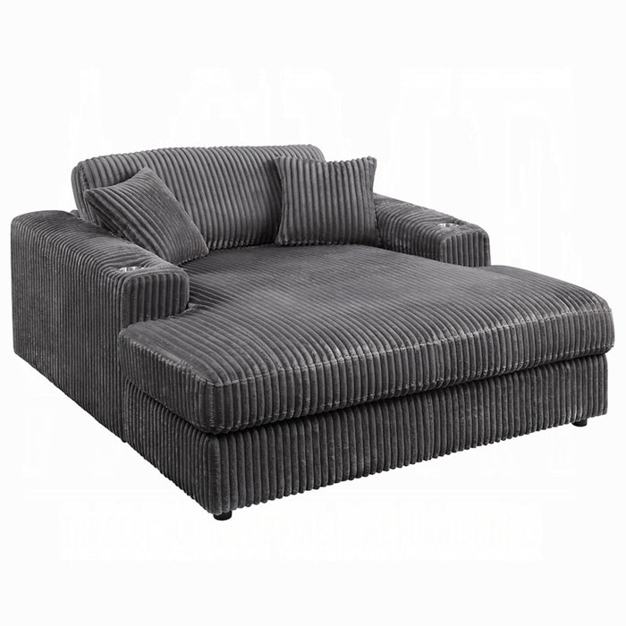 ACME Hilde Chaise w/2 Pillows