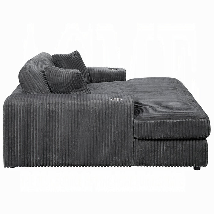 ACME Hilde Chaise w/2 Pillows