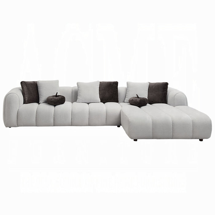 ACME Manilla Sectional Sofa w/8 Pillows