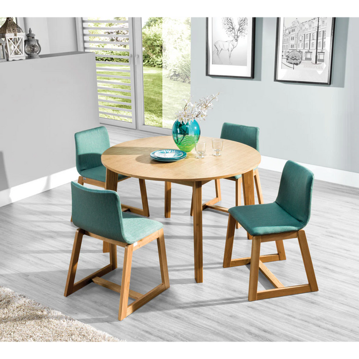 Maxima House 5 Pcs. Wooden Dining Set Scandi