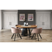 Maxima House Solid Oak Wood Round Dining Table Oriana - Bed & Sofa Hub